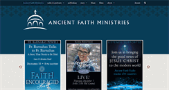 Desktop Screenshot of ancientfaith.com